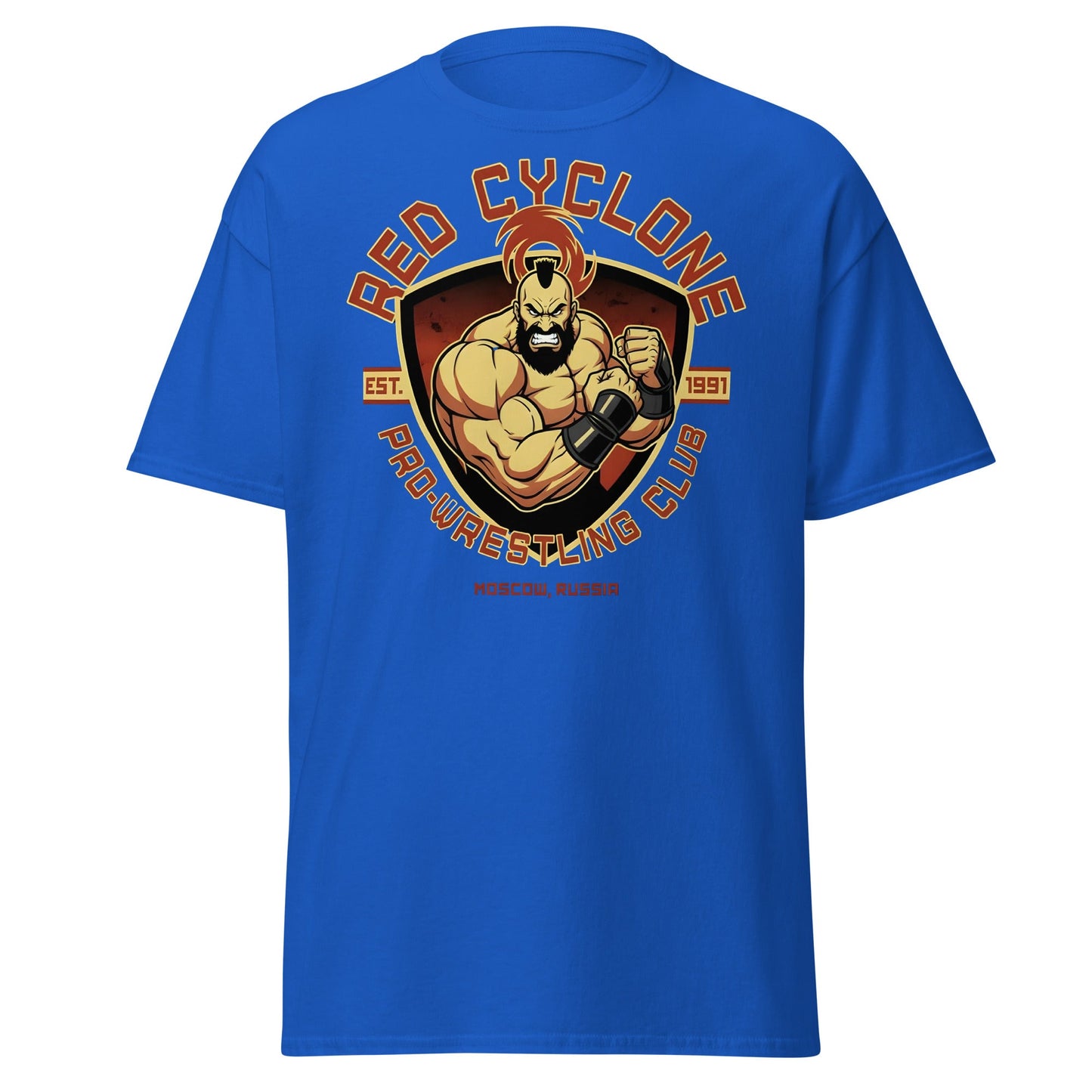 Red Cyclone Pro - Wrestling Club T-Shirt - Royal - T-Shirts Online