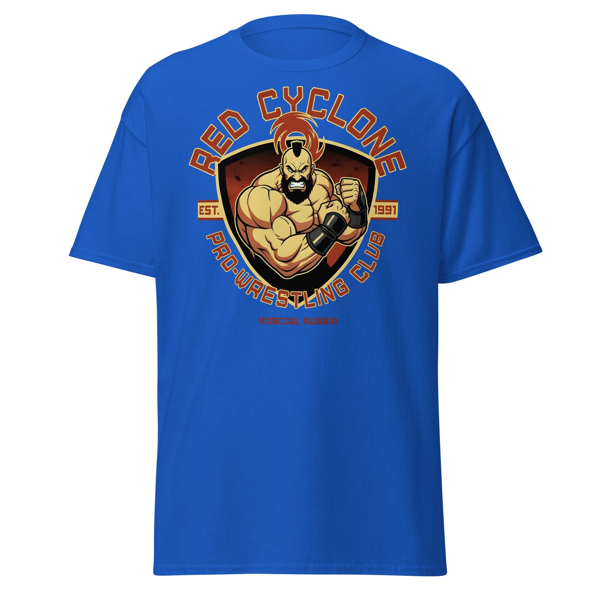 Red Cyclone Pro - Wrestling Club T-Shirt - Royal - T-Shirts Online