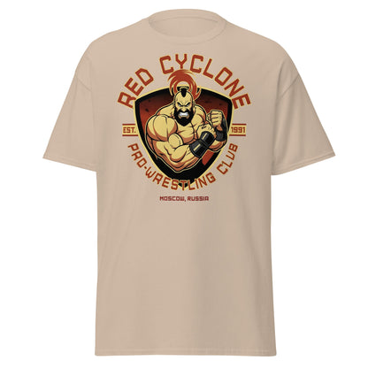 Red Cyclone Pro - Wrestling Club T-Shirt - Sand - T-Shirts Online