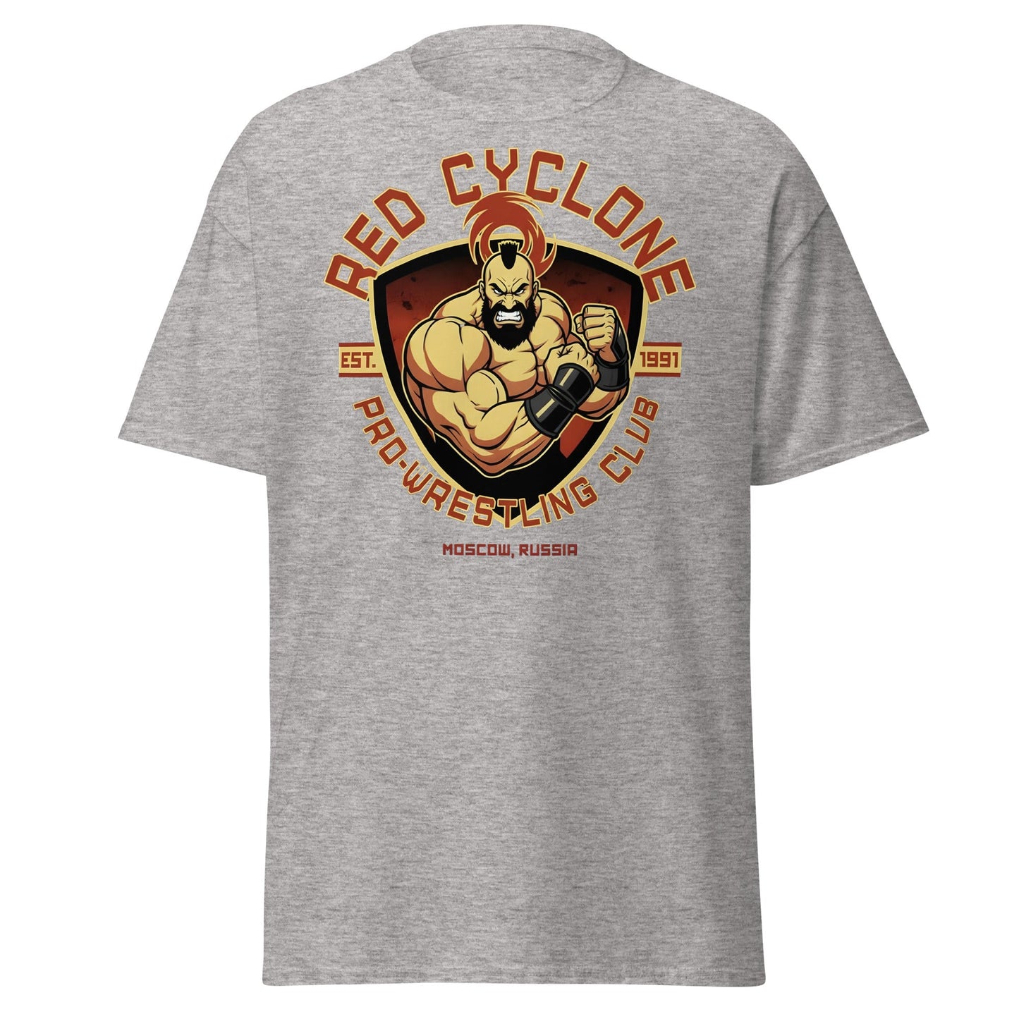 Red Cyclone Pro - Wrestling Club T-Shirt - Sport Grey - T-Shirts Online