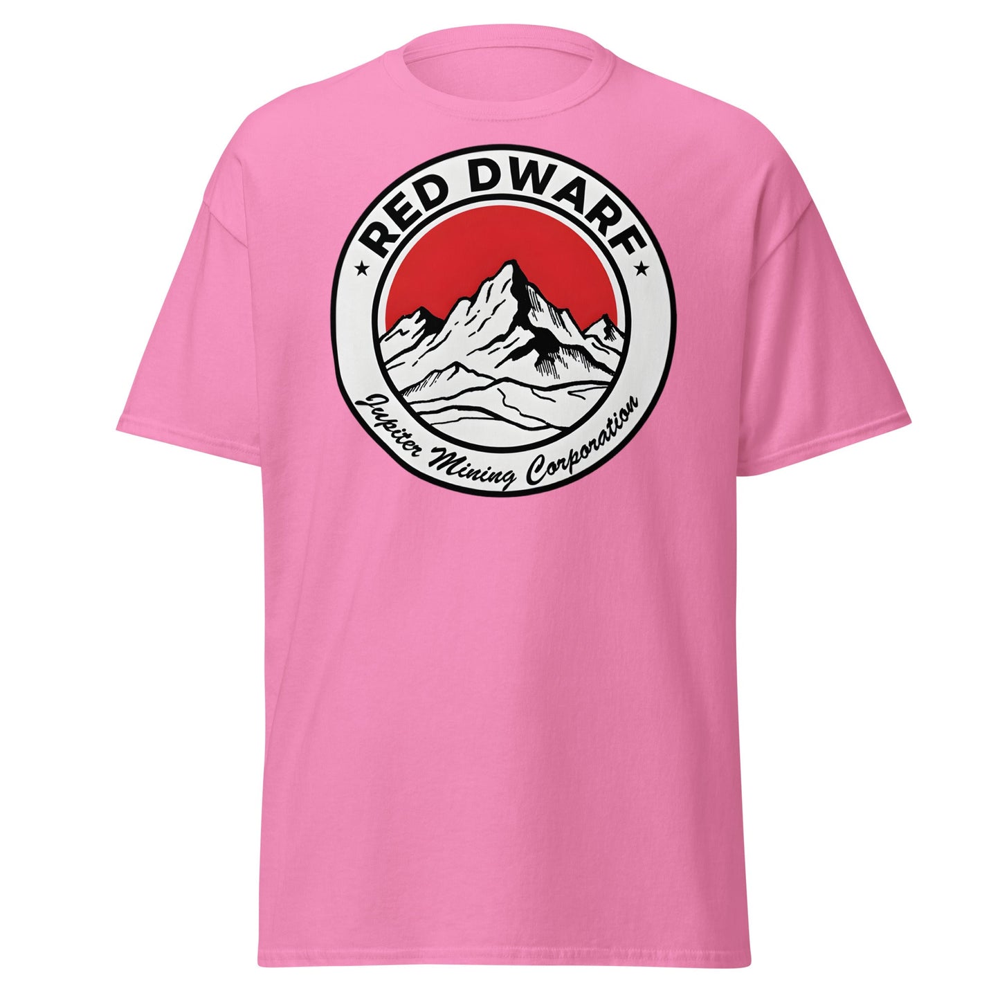 Red Dwarf Jupiter Mining Corporation T-Shirt - Sci - Fi Fan Tee - Azalea - T-Shirts Online