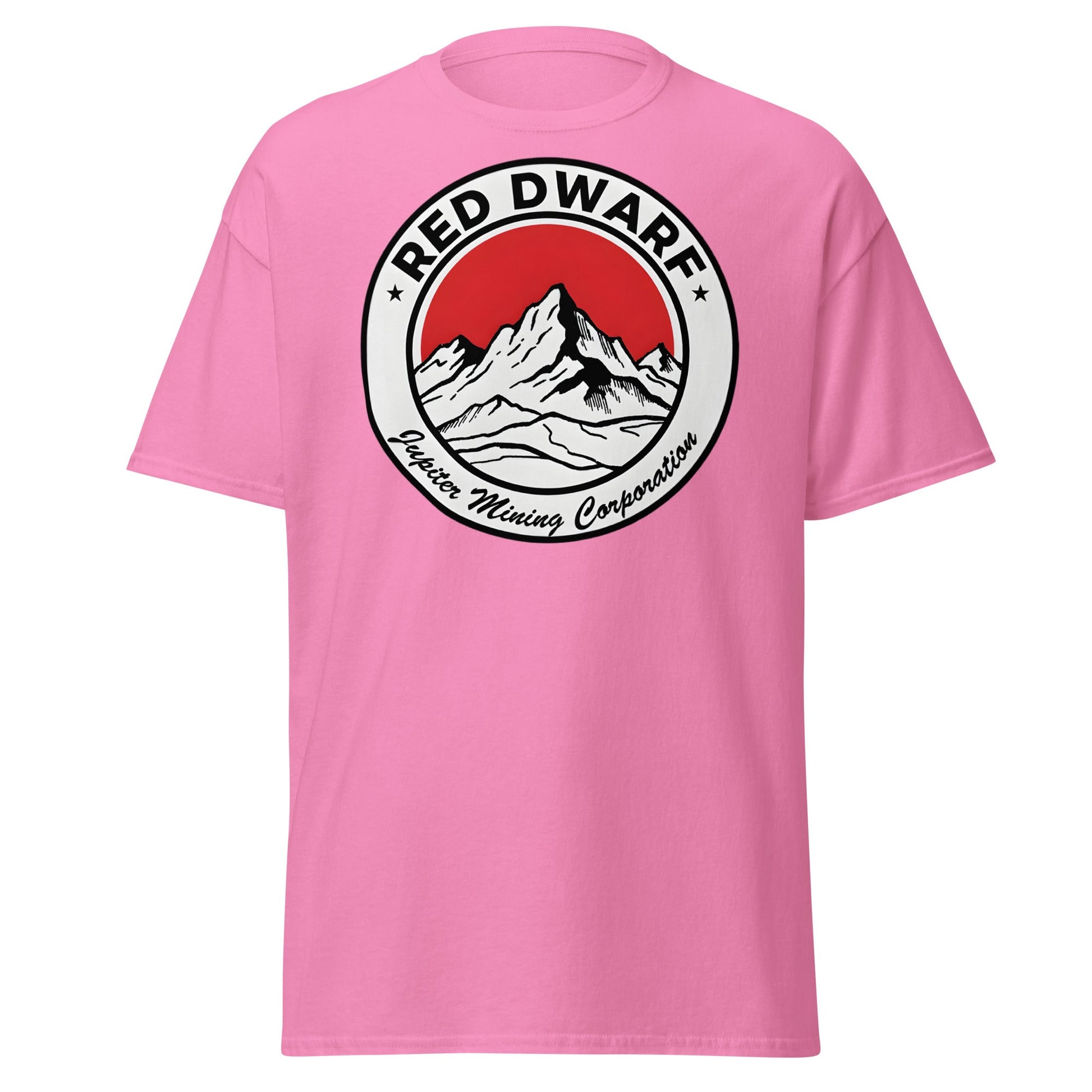 Red Dwarf Jupiter Mining Corporation T-Shirt - Sci - Fi Fan Tee - Azalea - T-Shirts Online
