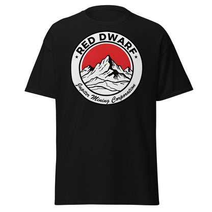 Red Dwarf Jupiter Mining Corporation T-Shirt - Sci - Fi Fan Tee - Black - T-Shirts Online