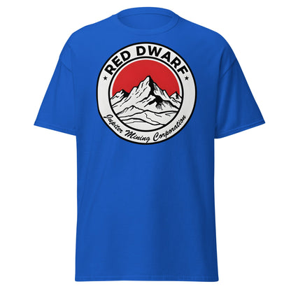 Red Dwarf Jupiter Mining Corporation T-Shirt - Sci - Fi Fan Tee - Royal - T-Shirts Online