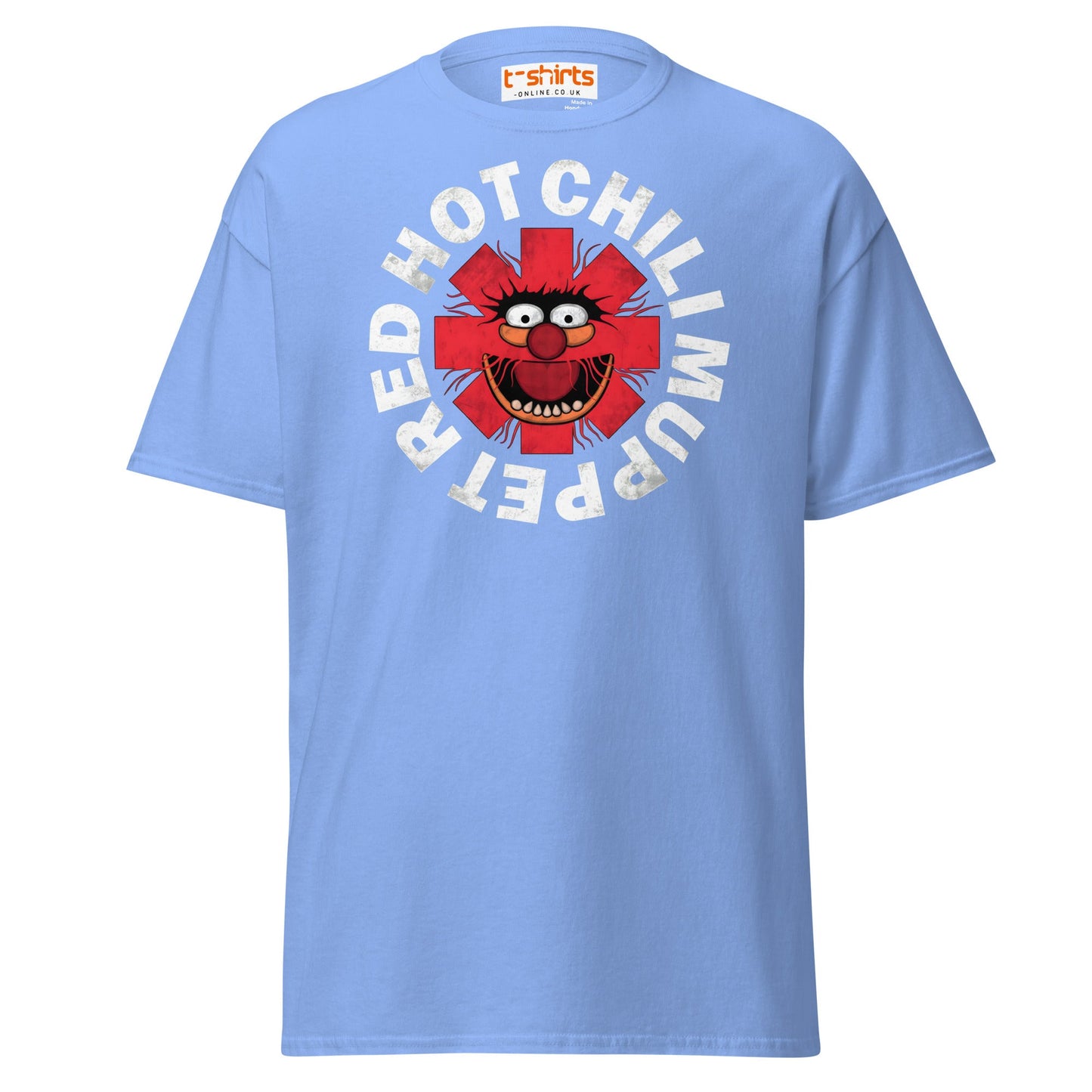 Red Hot Chili Muppet T-Shirt | Funny Band Parody Tee - Carolina Blue - T-Shirts Online