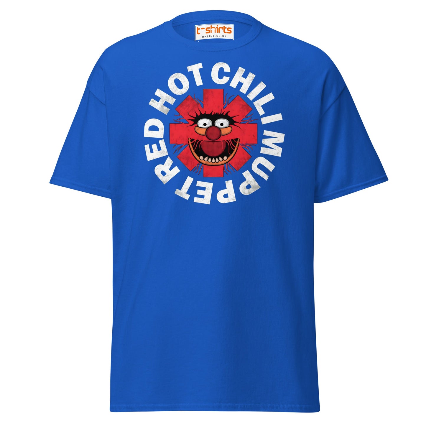 Red Hot Chili Muppet T-Shirt | Funny Band Parody Tee - Royal - T-Shirts Online