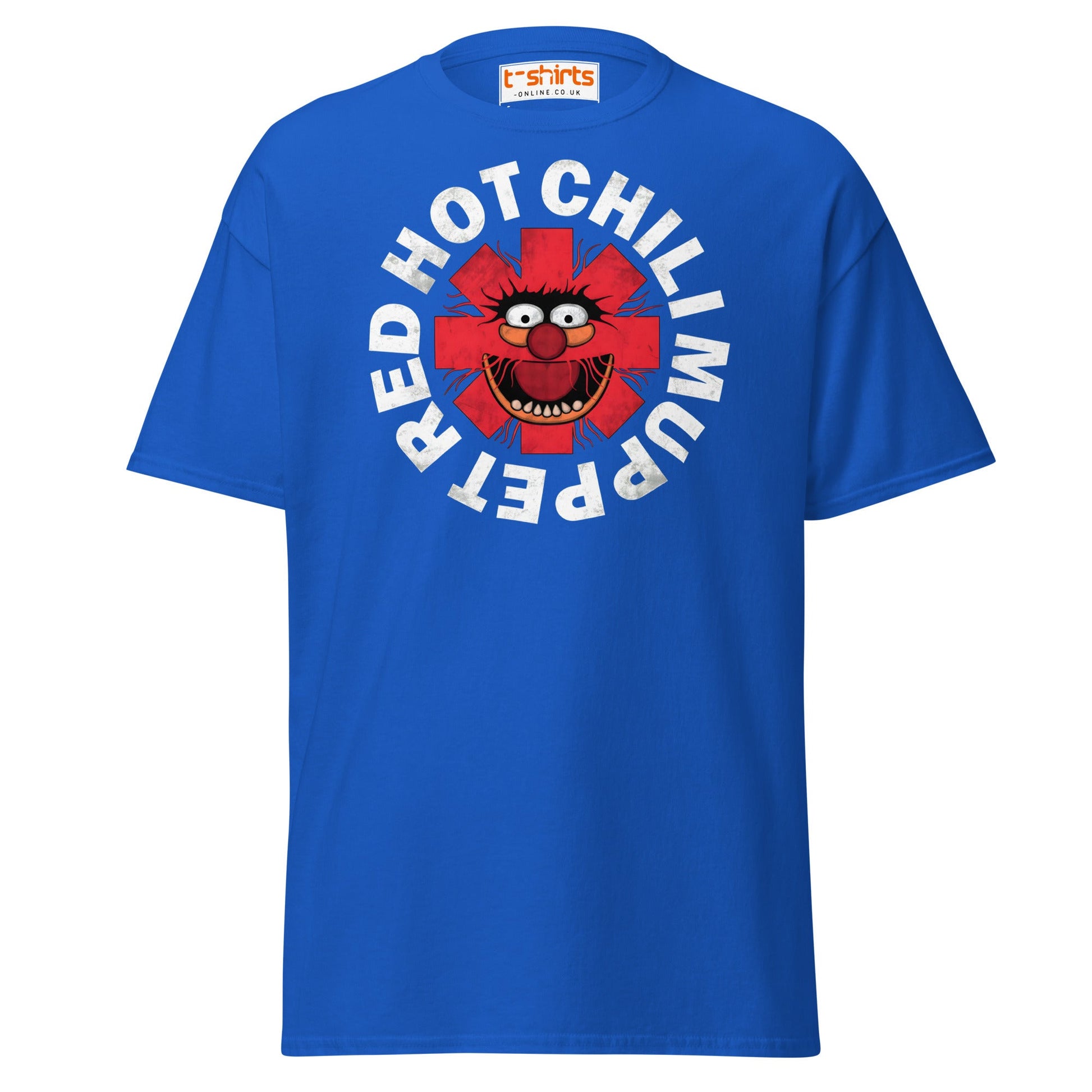 Red Hot Chili Muppet T-Shirt | Funny Band Parody Tee - Royal - T-Shirts Online
