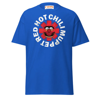 Red Hot Chili Muppet T-Shirt | Funny Band Parody Tee - Royal - T-Shirts Online