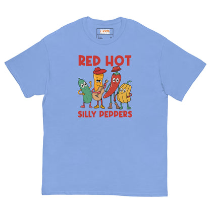 Red Hot Silly Peppers T-Shirt | Music Mashup Tee - Carolina Blue - T-Shirts Online