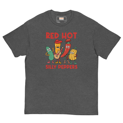 Red Hot Silly Peppers T-Shirt | Music Mashup Tee - Dark Heather - T-Shirts Online