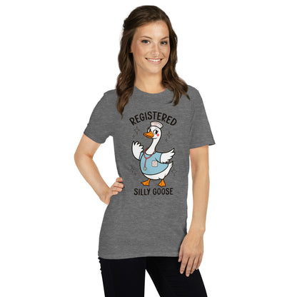 Registered Silly Goose T-Shirt - Graphite Heather - T-Shirts Online