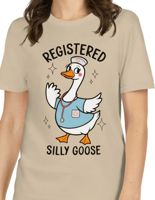 Registered Silly Goose T-Shirt - Red - T-Shirts Online