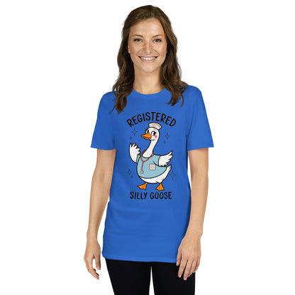 Registered Silly Goose T-Shirt - Royal - T-Shirts Online