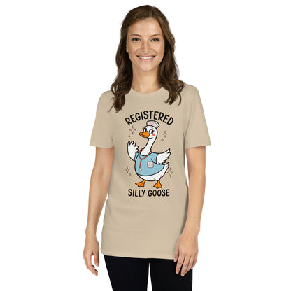 Registered Silly Goose T-Shirt - Sand - T-Shirts Online