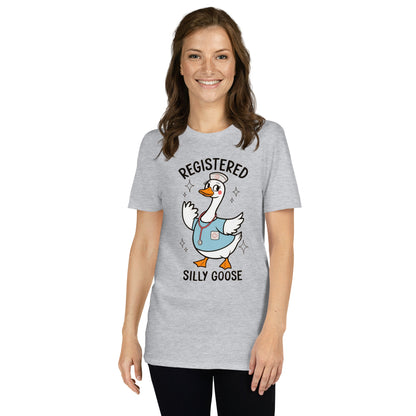 Registered Silly Goose T-Shirt - Sport Grey - T-Shirts Online