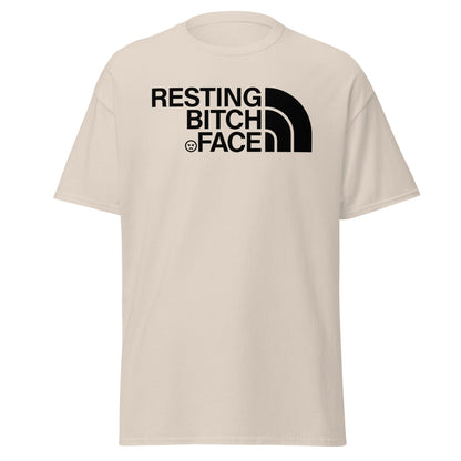 Resting Bitch Face Parody T-Shirt - Natural - T-Shirts Online