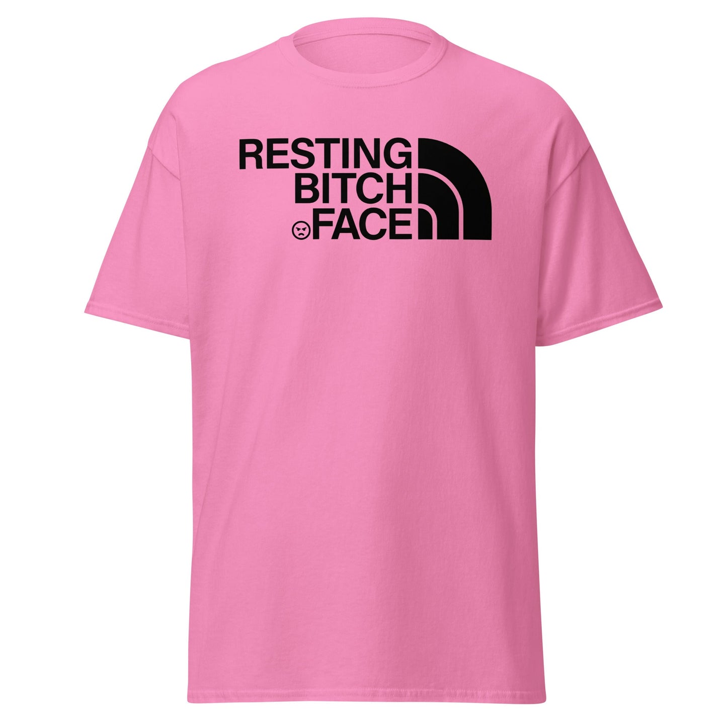 Resting Bitch Face Parody T-Shirt - RBF Logo Funny Tee - Azalea - T-Shirts Online