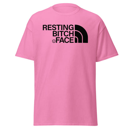 Resting Bitch Face Parody T-Shirt - RBF Logo Funny Tee - Azalea - T-Shirts Online