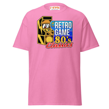Retro Game 80’s Classics T-Shirt | Vintage Arcade Tee - Azalea - T-Shirts Online
