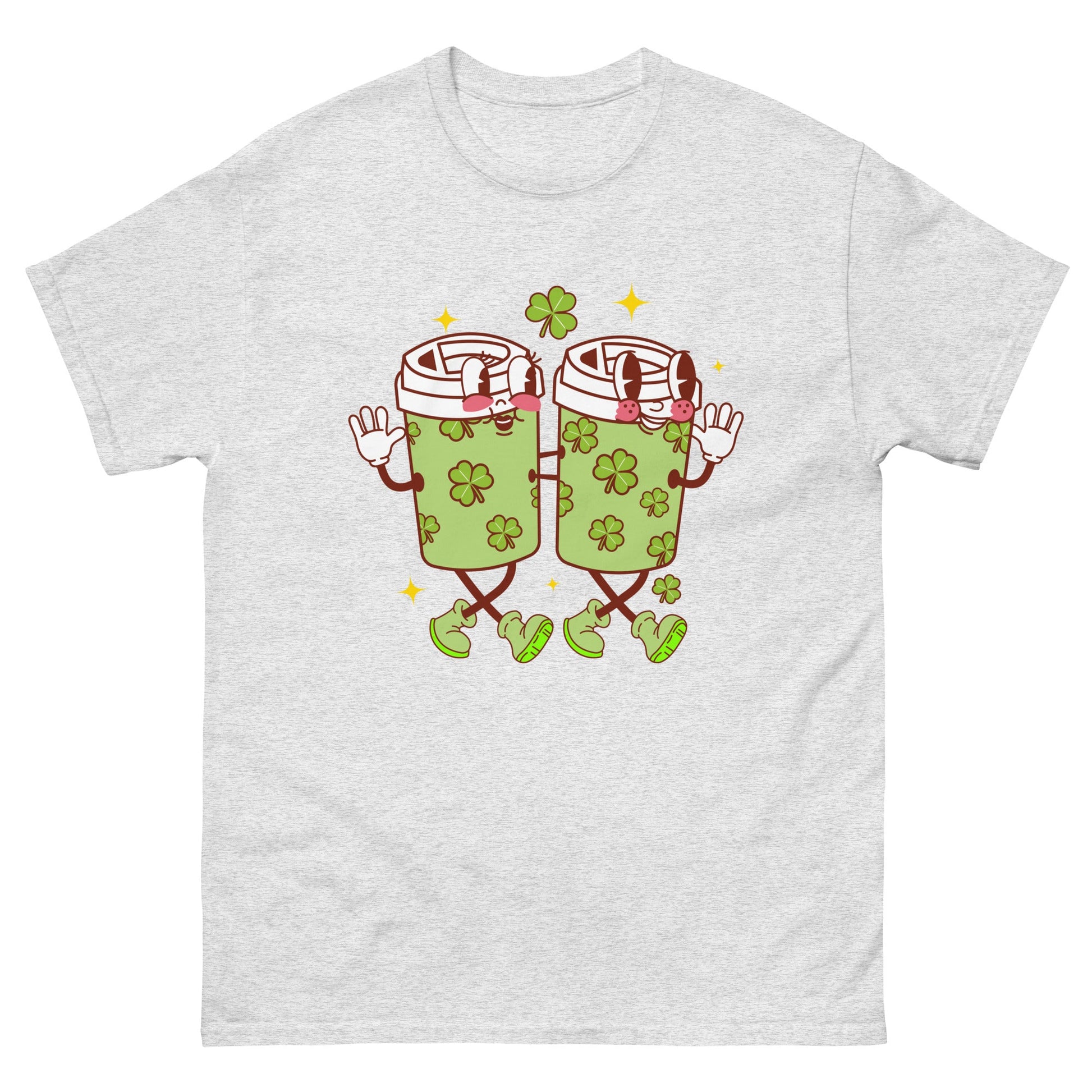Retro St Pat's | St Patrick's Day T-Shirt - Ash - T-Shirts Online