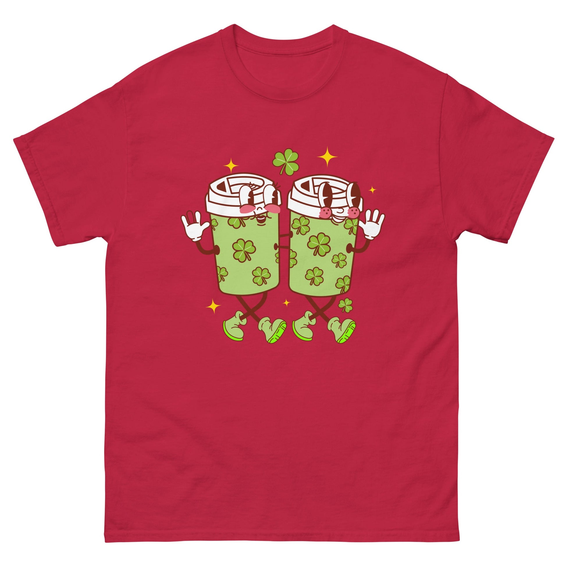 Retro St Pat's | St Patrick's Day T-Shirt - Cardinal - T-Shirts Online