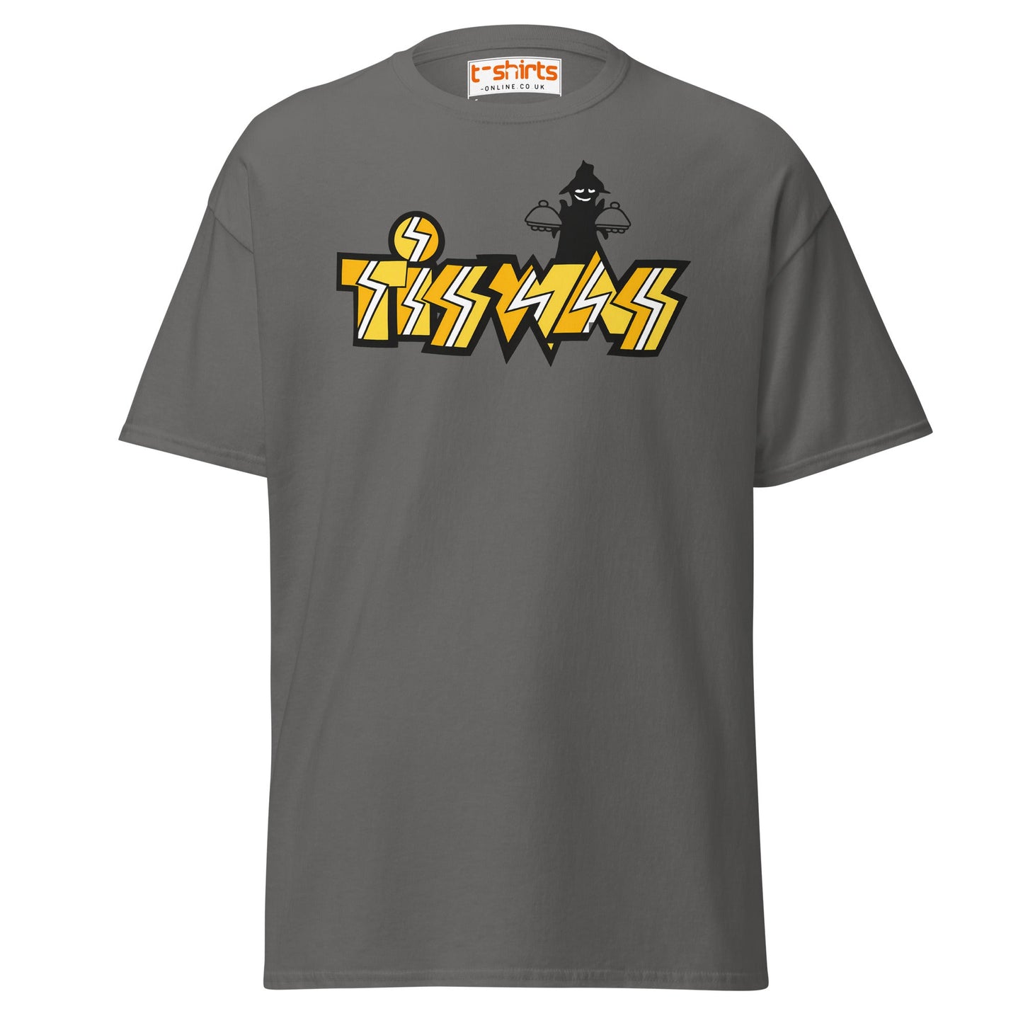 Retro Tiswas Logo T-Shirt – 80s UK TV Nostalgia Tee - Charcoal - T-Shirts Online