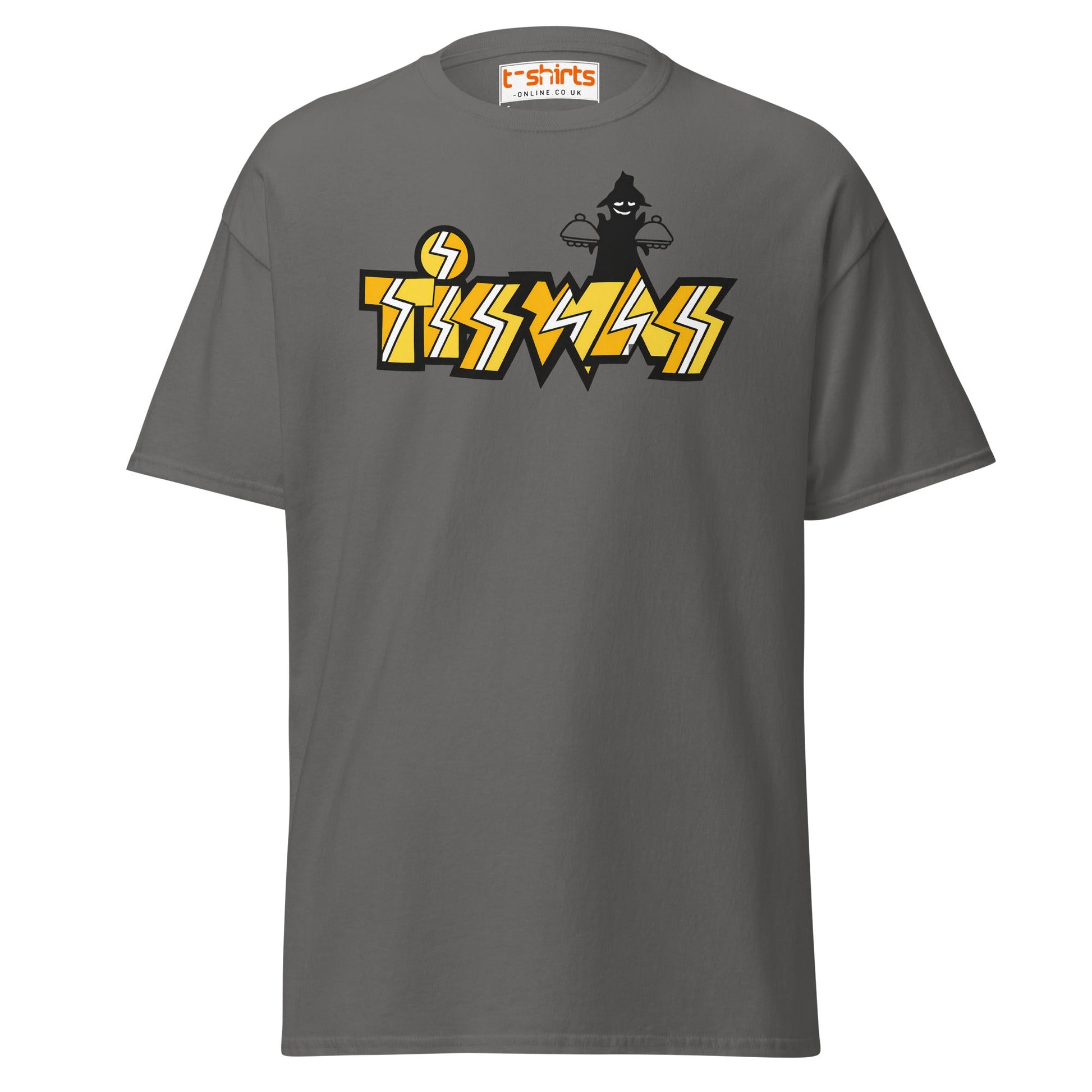 Retro Tiswas Logo T-Shirt – 80s UK TV Nostalgia Tee - Charcoal - T-Shirts Online