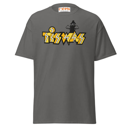 Retro Tiswas Logo T-Shirt – 80s UK TV Nostalgia Tee - Charcoal - T-Shirts Online