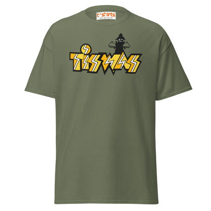 Retro Tiswas Logo T-Shirt – 80s UK TV Nostalgia Tee - Military Green - T-Shirts Online