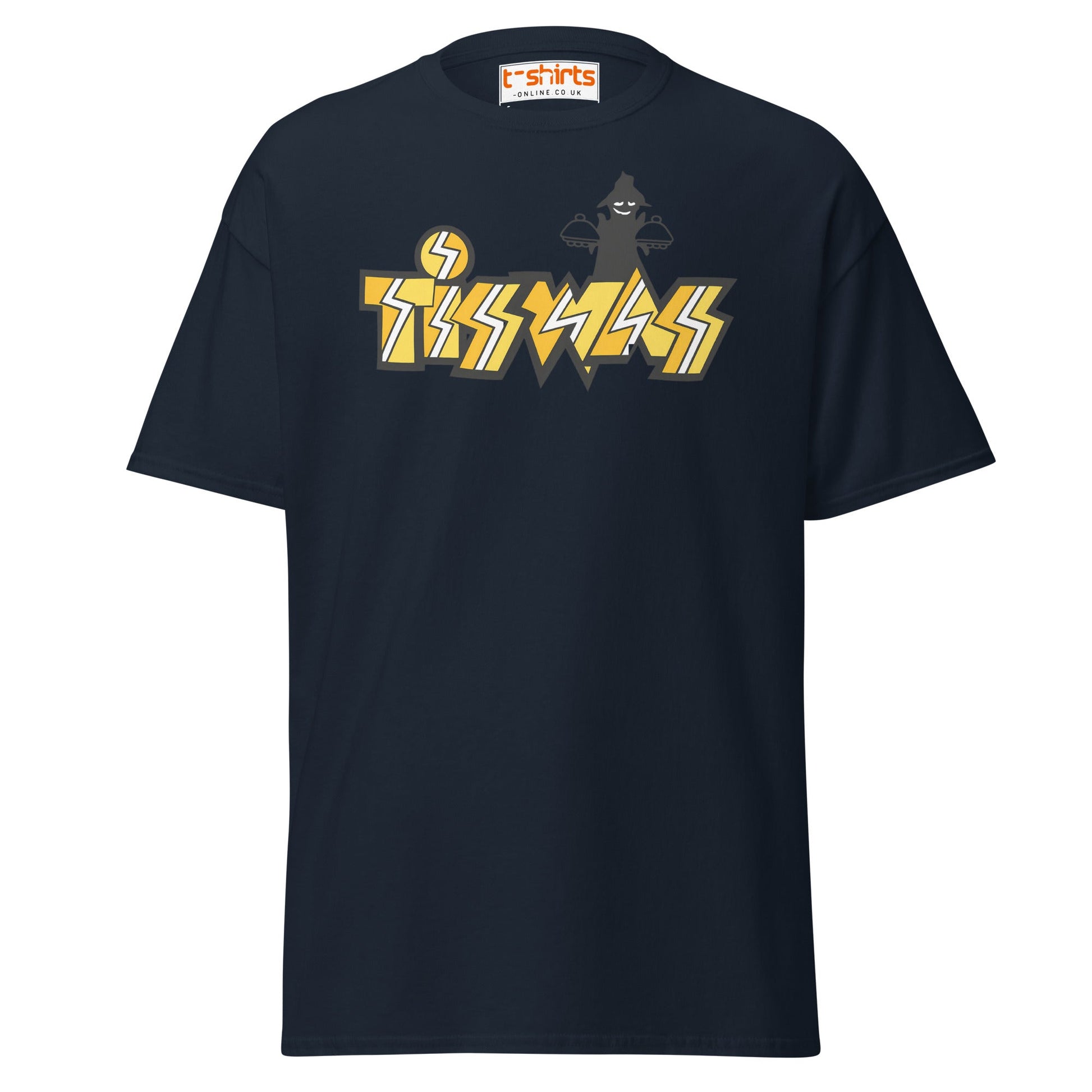 Retro Tiswas Logo T-Shirt – 80s UK TV Nostalgia Tee - Navy - T-Shirts Online