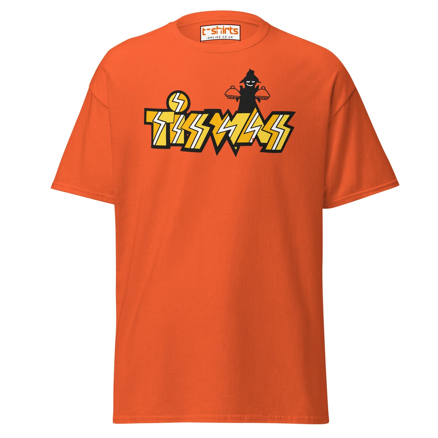 Retro Tiswas Logo T-Shirt – 80s UK TV Nostalgia Tee - Orange - T-Shirts Online