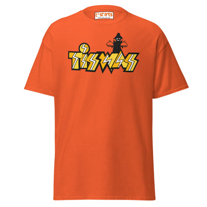 Retro Tiswas Logo T-Shirt – 80s UK TV Nostalgia Tee - Orange - T-Shirts Online