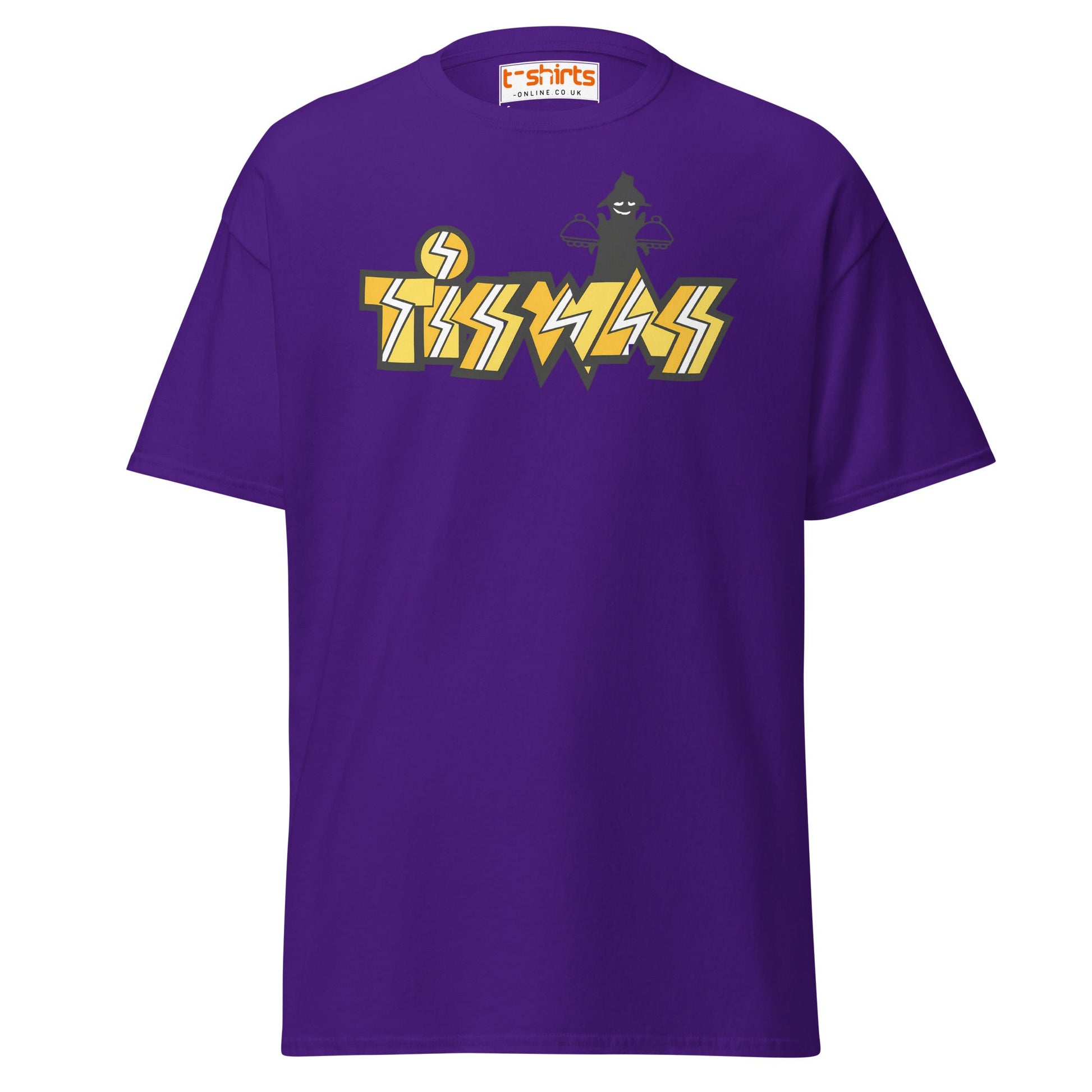 Retro Tiswas Logo T-Shirt – 80s UK TV Nostalgia Tee - Purple - T-Shirts Online