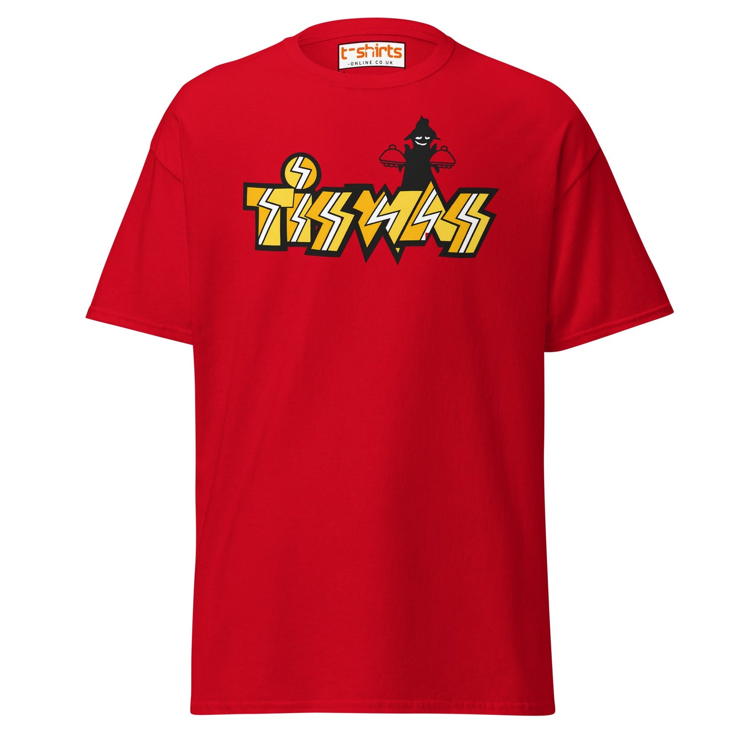 Retro Tiswas Logo T-Shirt – 80s UK TV Nostalgia Tee - Red - T-Shirts Online