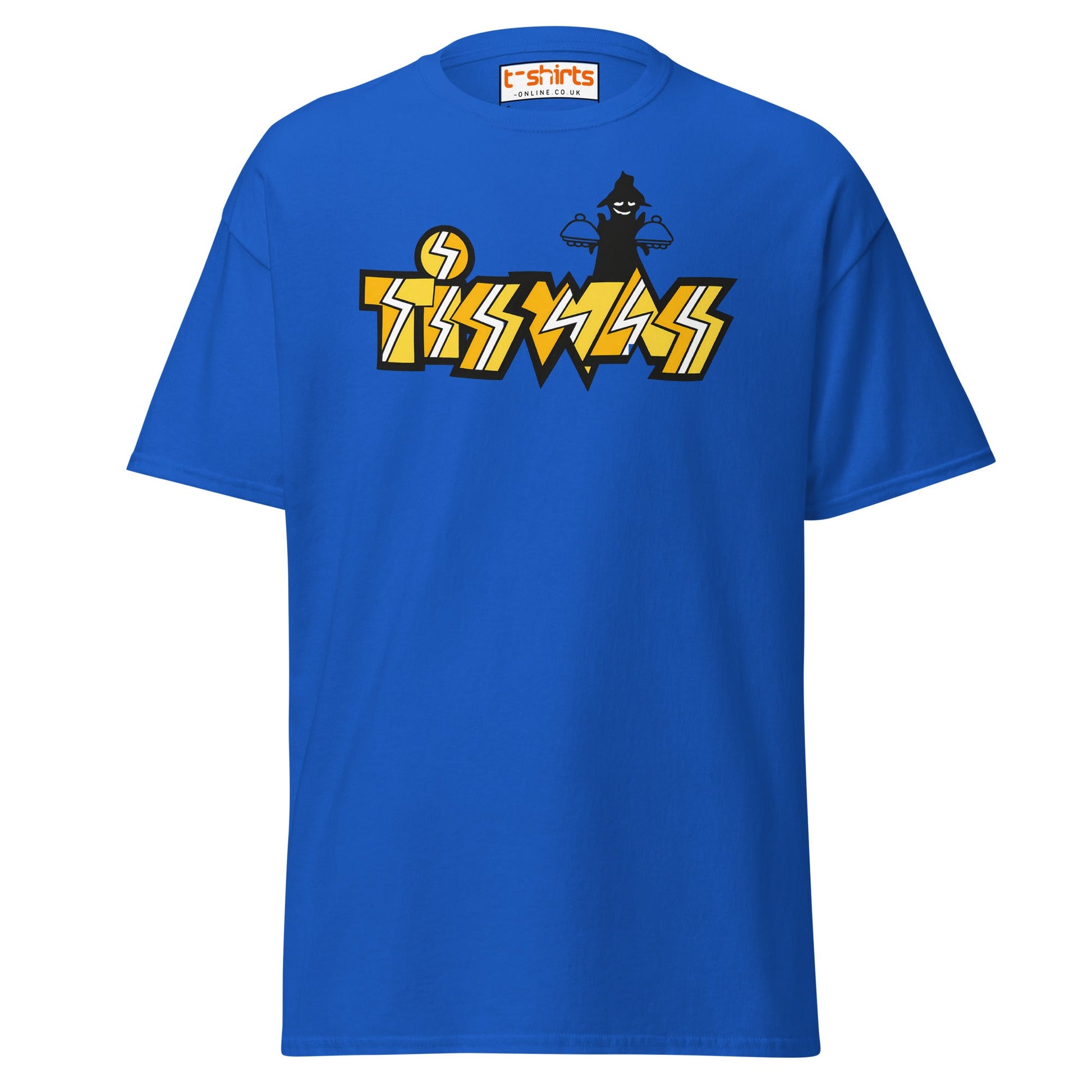 Retro Tiswas Logo T-Shirt – 80s UK TV Nostalgia Tee - Royal - T-Shirts Online