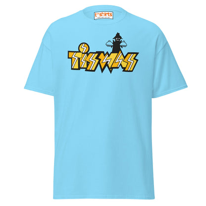 Retro Tiswas Logo T-Shirt – 80s UK TV Nostalgia Tee - Sky - T-Shirts Online