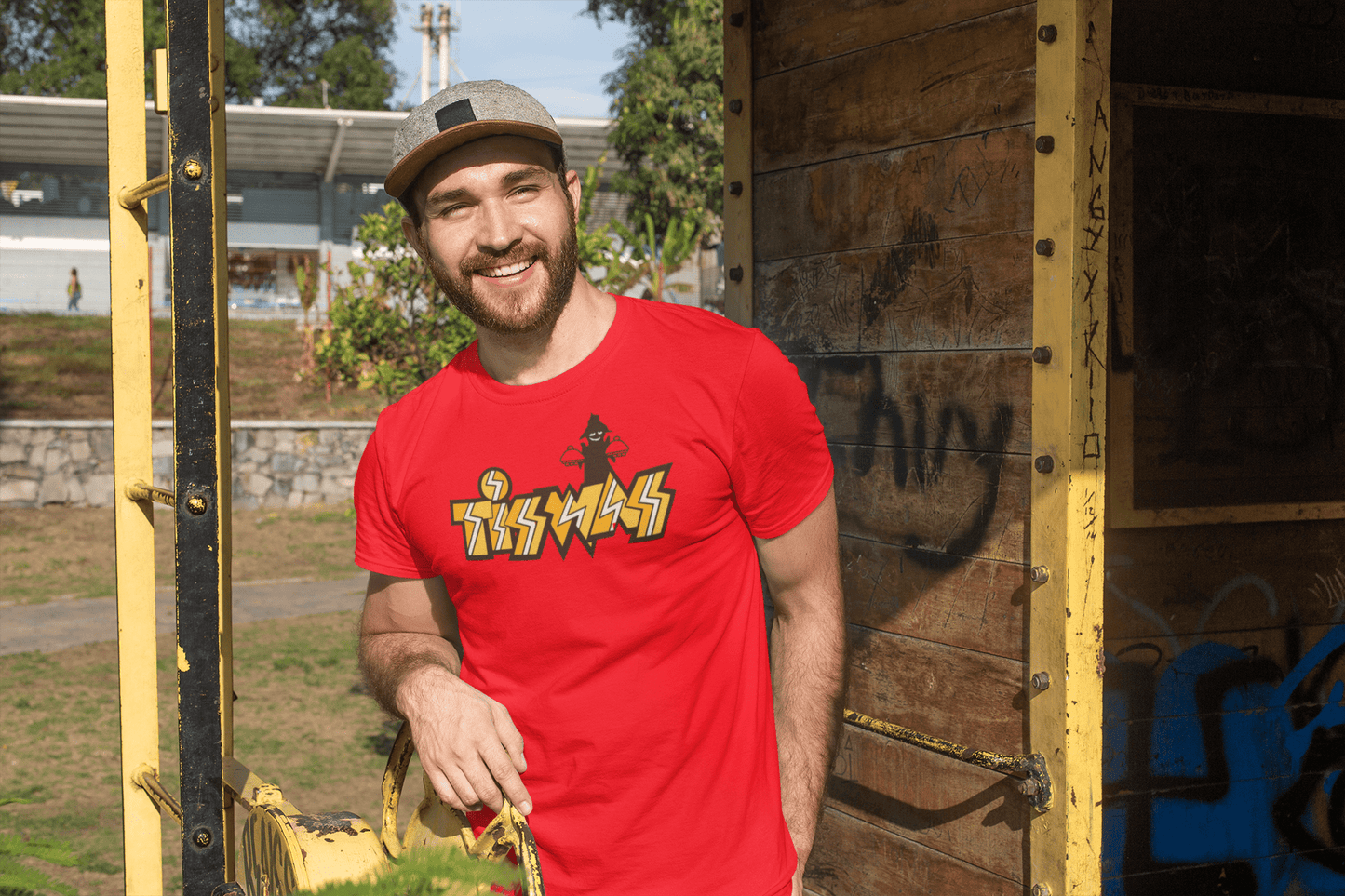 Retro Tiswas Logo T-Shirt – 80s UK TV Nostalgia Tee - White - T-Shirts Online