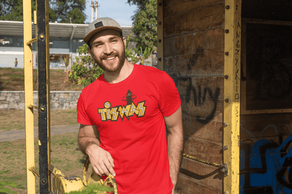 Retro Tiswas Logo T-Shirt – 80s UK TV Nostalgia Tee - White - T-Shirts Online