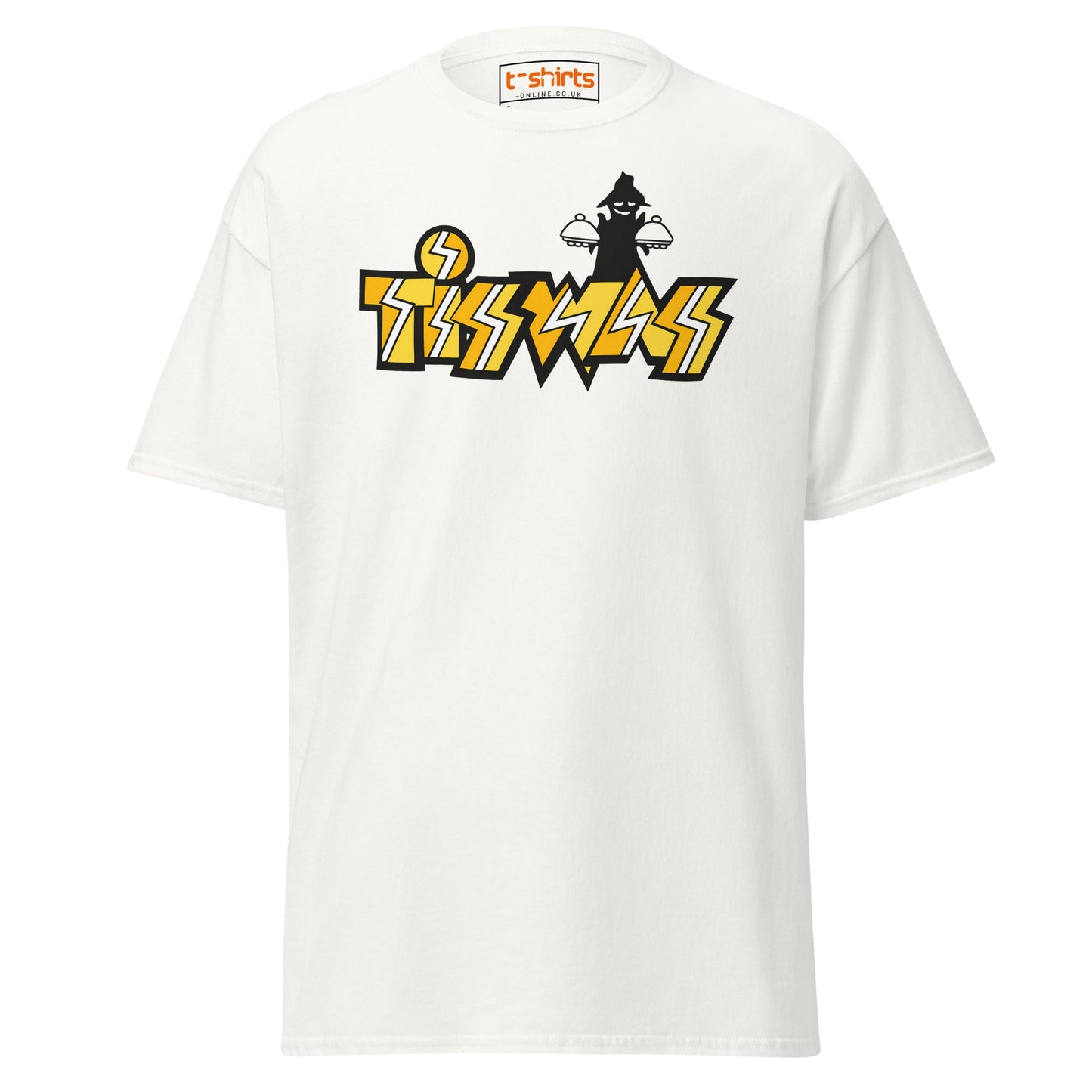 Retro Tiswas Logo T-Shirt – 80s UK TV Nostalgia Tee - White - T-Shirts Online