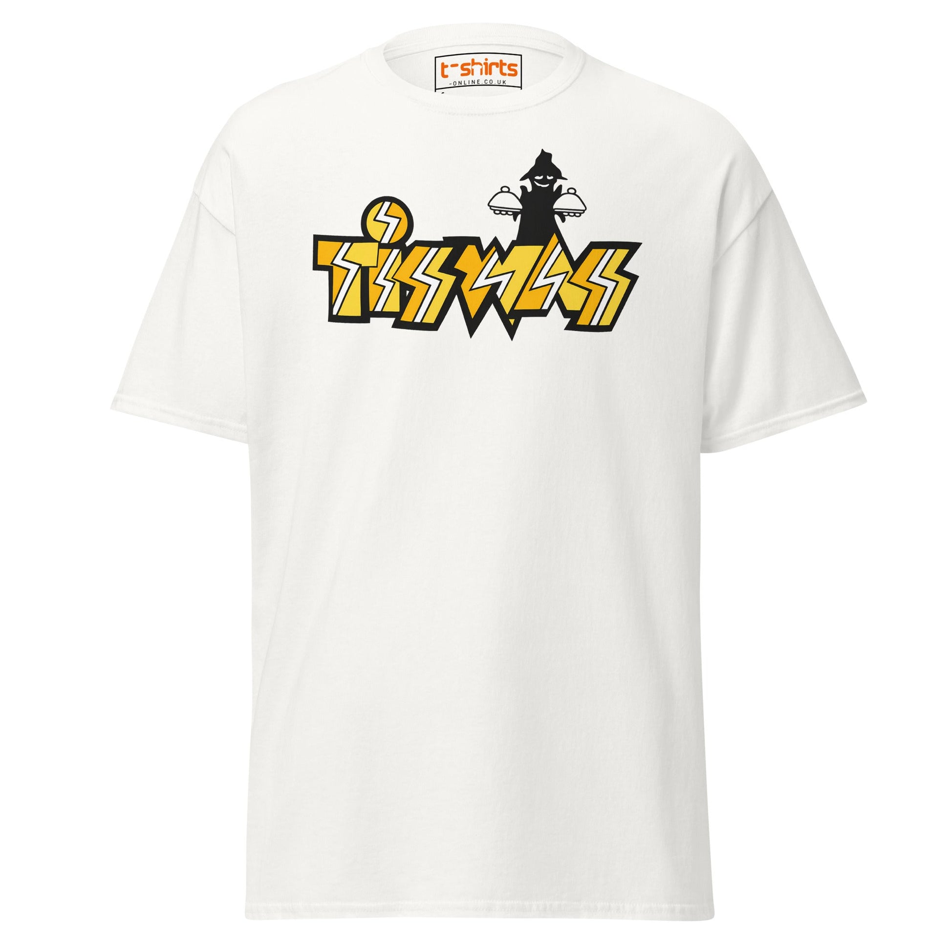 Retro Tiswas Logo T-Shirt – 80s UK TV Nostalgia Tee - White - T-Shirts Online