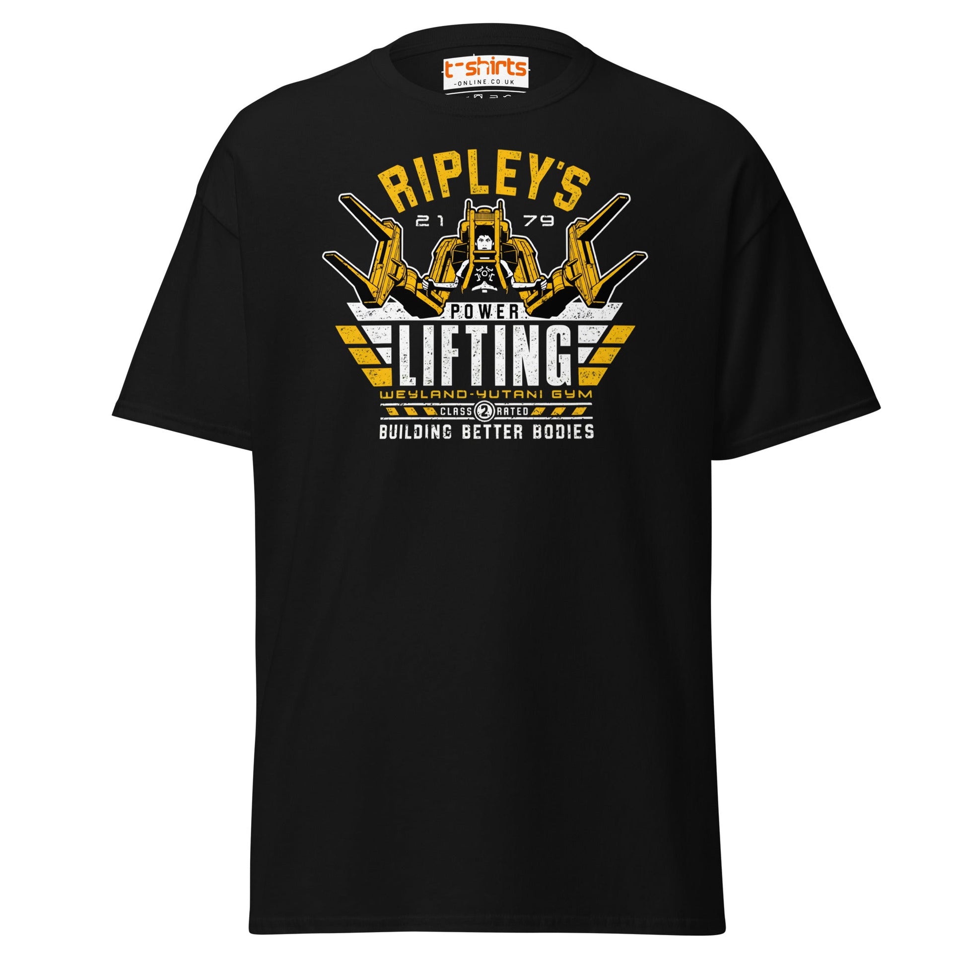 Ripley’s Power Lifting T-Shirt | Funny Sci - Fi Gym Tee - Black - T-Shirts Online