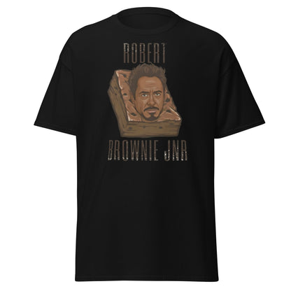 Robert Brownie Jnr T-Shirt | Funny Celebrity Pun Graphic Tee - Black - T-Shirts Online