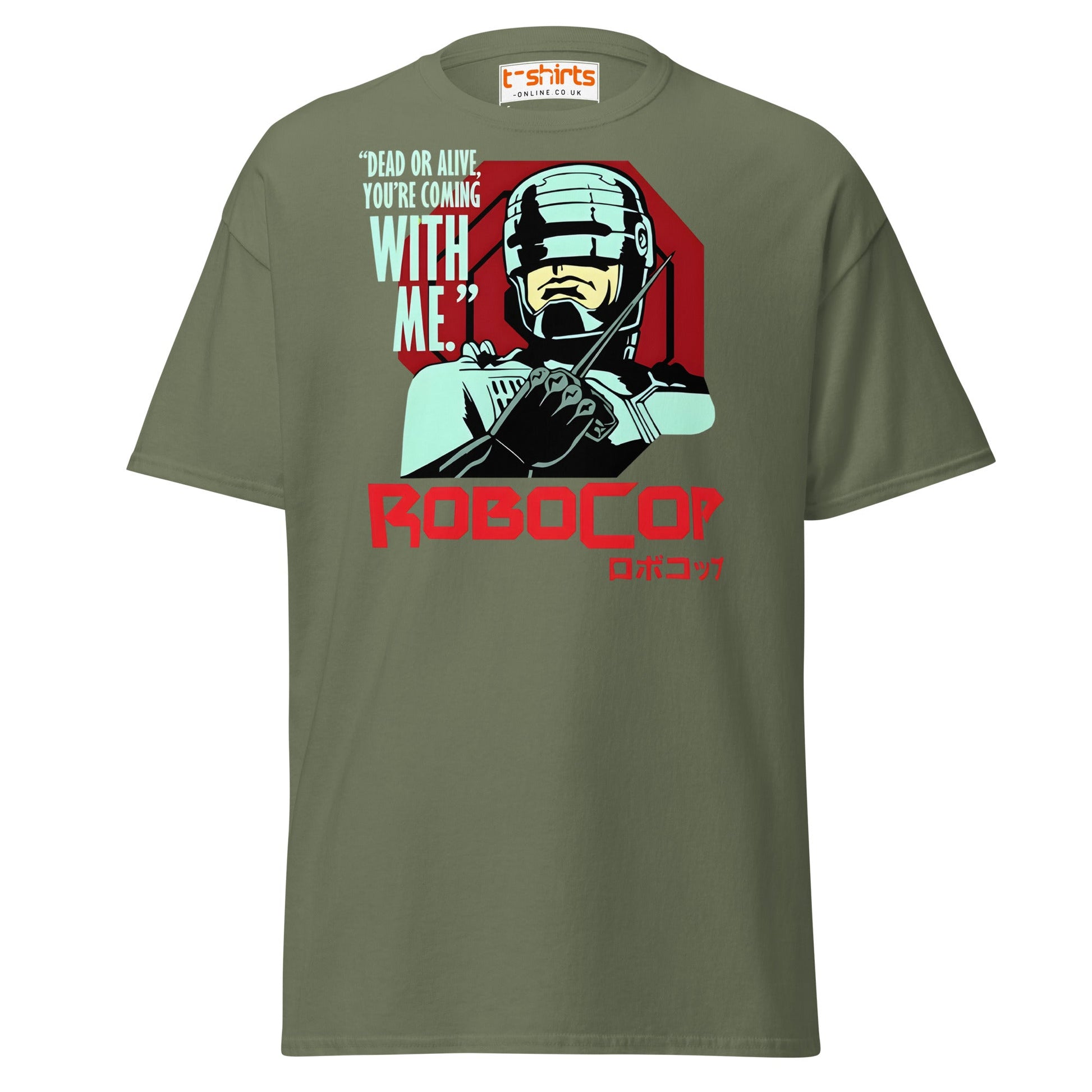 RoboCop T-Shirt - Military Green - T-Shirts Online