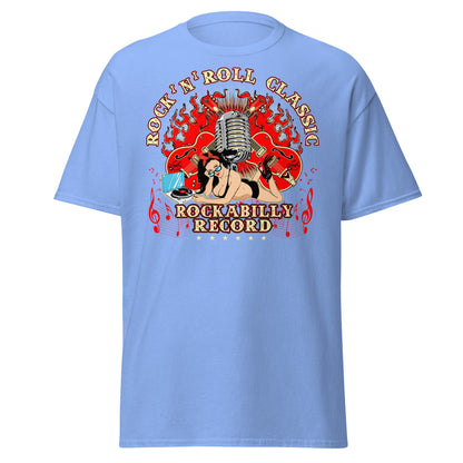 Rockabilly Pin - Up Girl Classic T-Shirt - Carolina Blue - T-Shirts Online