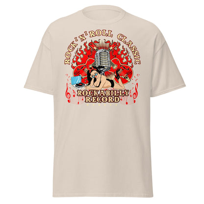 Rockabilly Pin - Up Girl Classic T-Shirt - Natural - T-Shirts Online