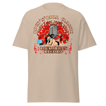 Rockabilly Pin - Up Girl Classic T-Shirt - Sand - T-Shirts Online