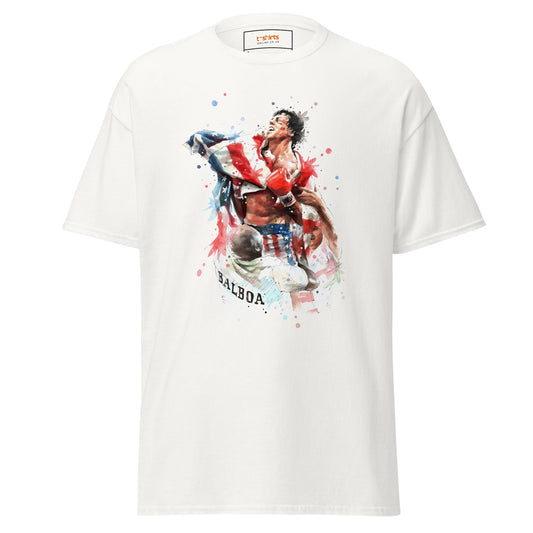 Rocky Inspired T-Shirt | Boxing T-Shirts - White - T-Shirts Online