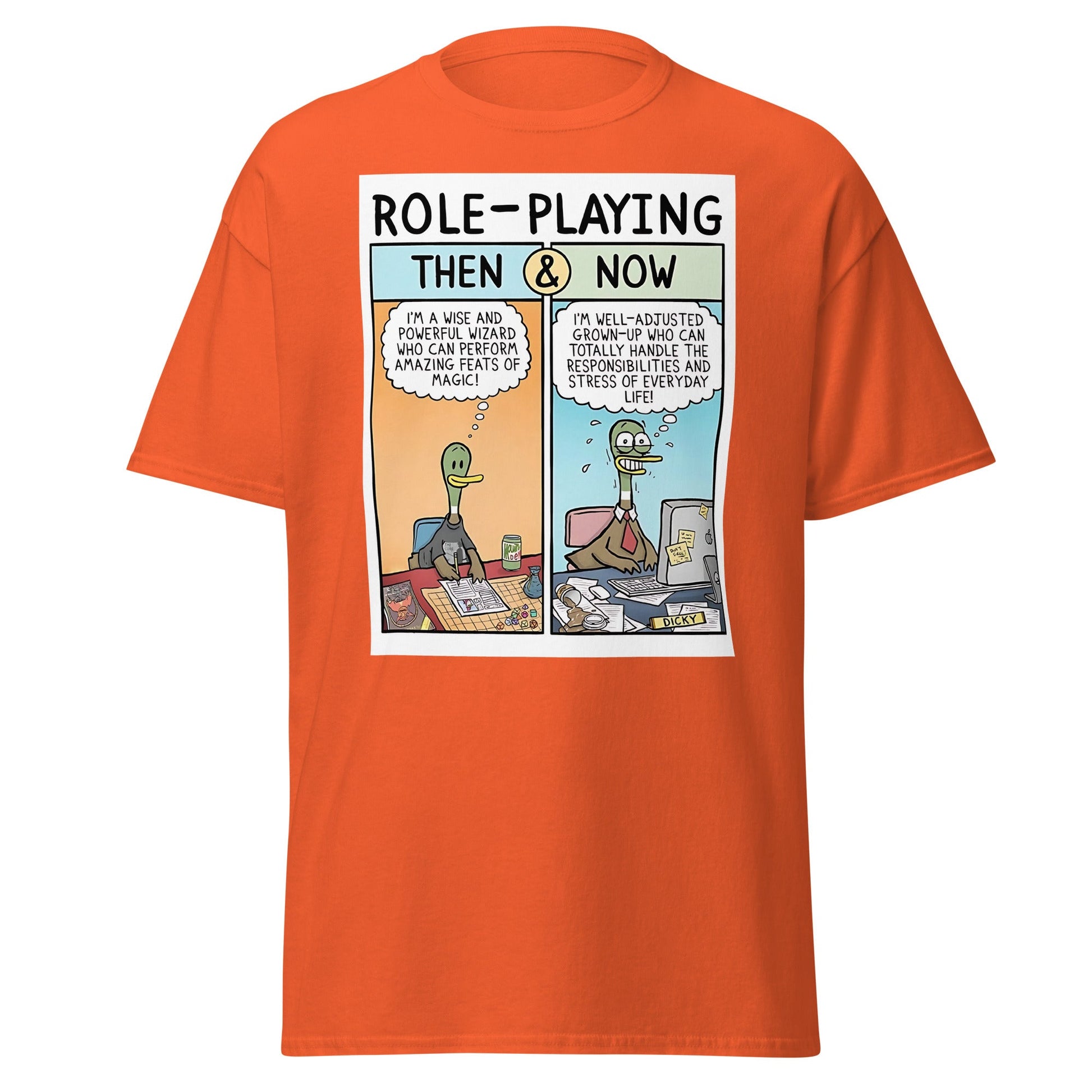 Role Playing Meme | Meme T-Shirt - Orange - T-Shirts Online