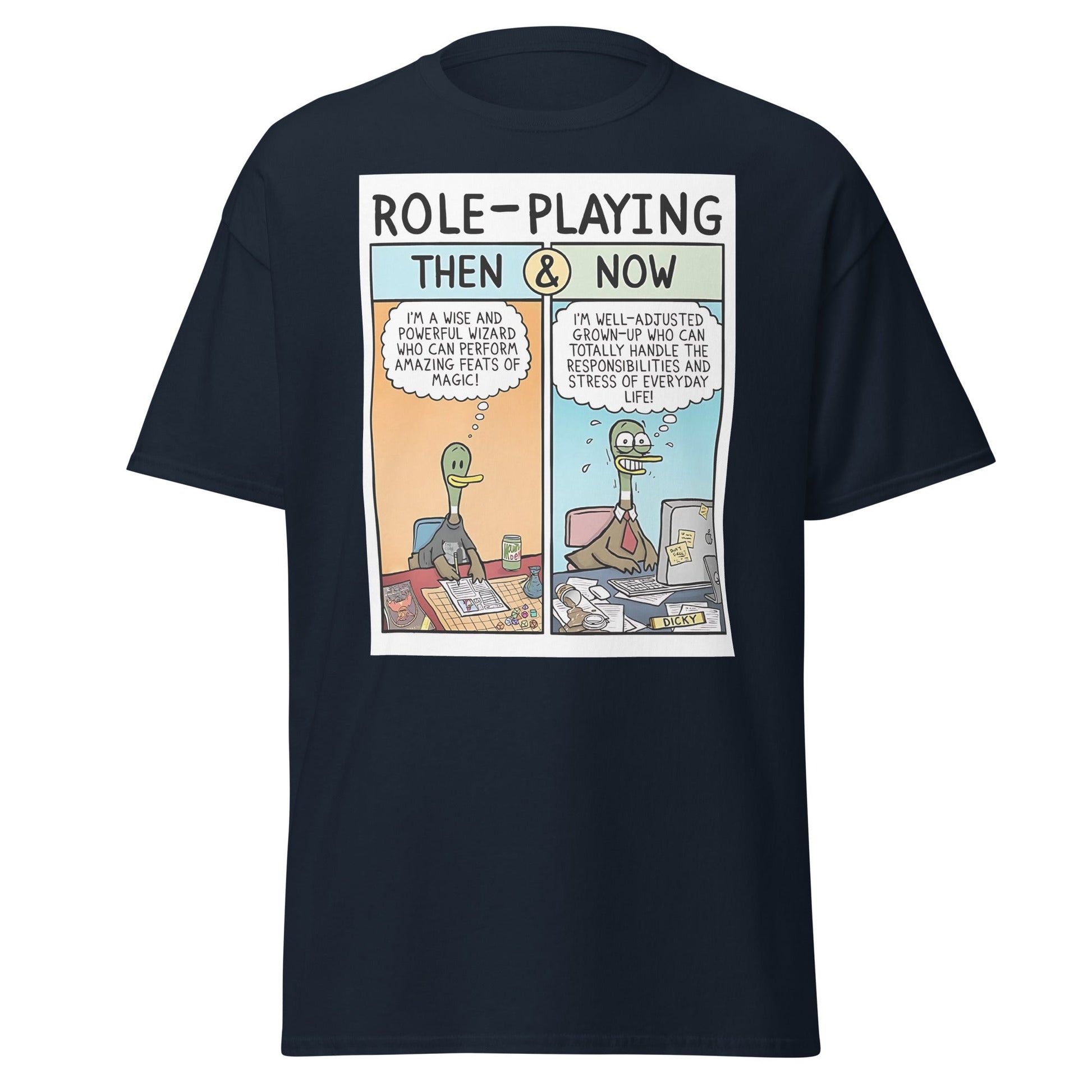 Role Playing Meme | Meme T-Shirt - Navy - T-Shirts Online