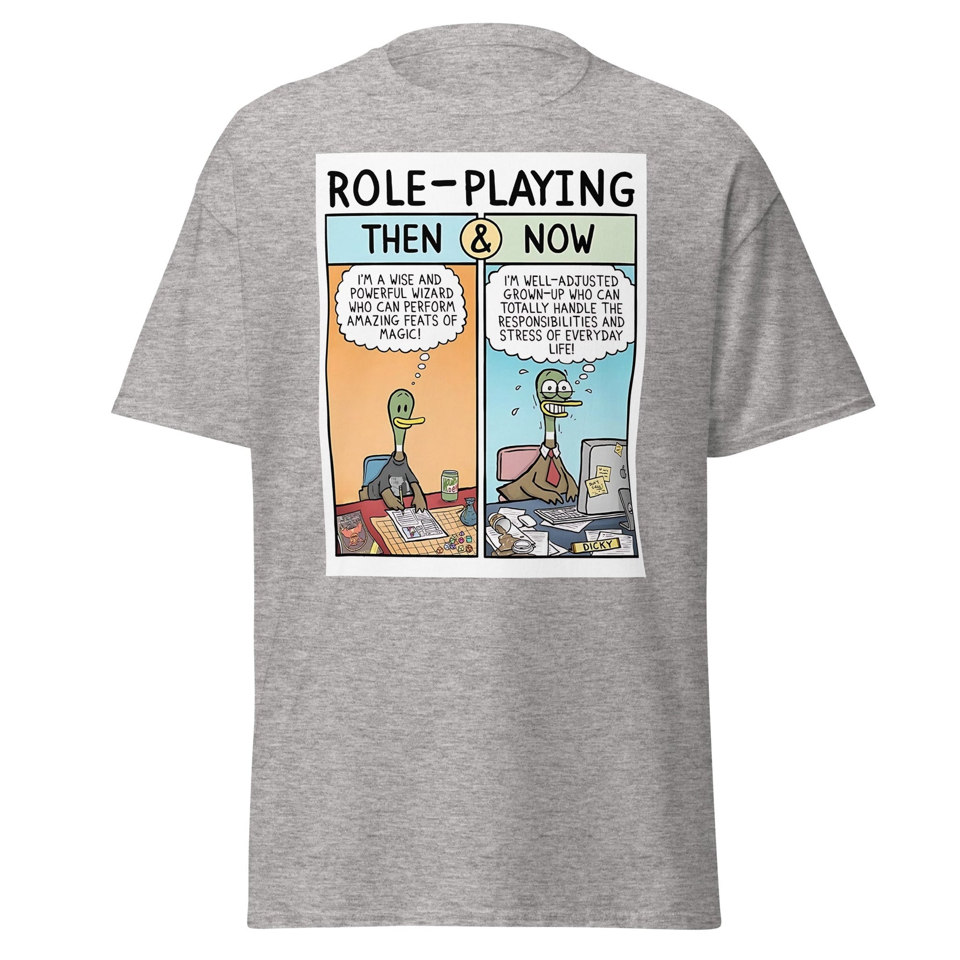 Role Playing Meme | Meme T-Shirt - Sport Grey - T-Shirts Online